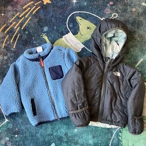 Baby The North Face & Fleece Jacket Bundle